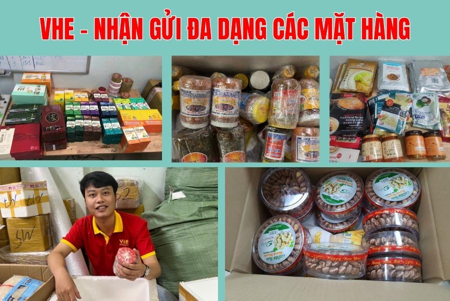 các mặt hàng nhận gửi